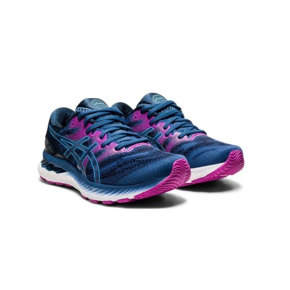 Asics Wmns Gel Nimbus 23 Digital Aqua Plum 1012A885-402 Size 10 US 42 EUR